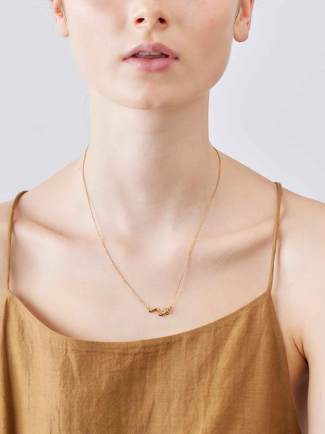 Poppy Necklace Gold - Yellow Gold