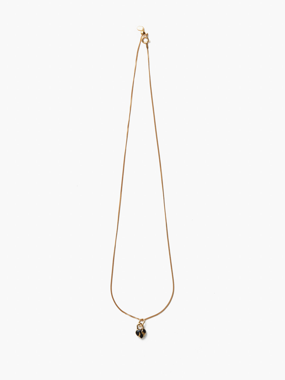 Passion Necklace Black Gold - Yellow Gold