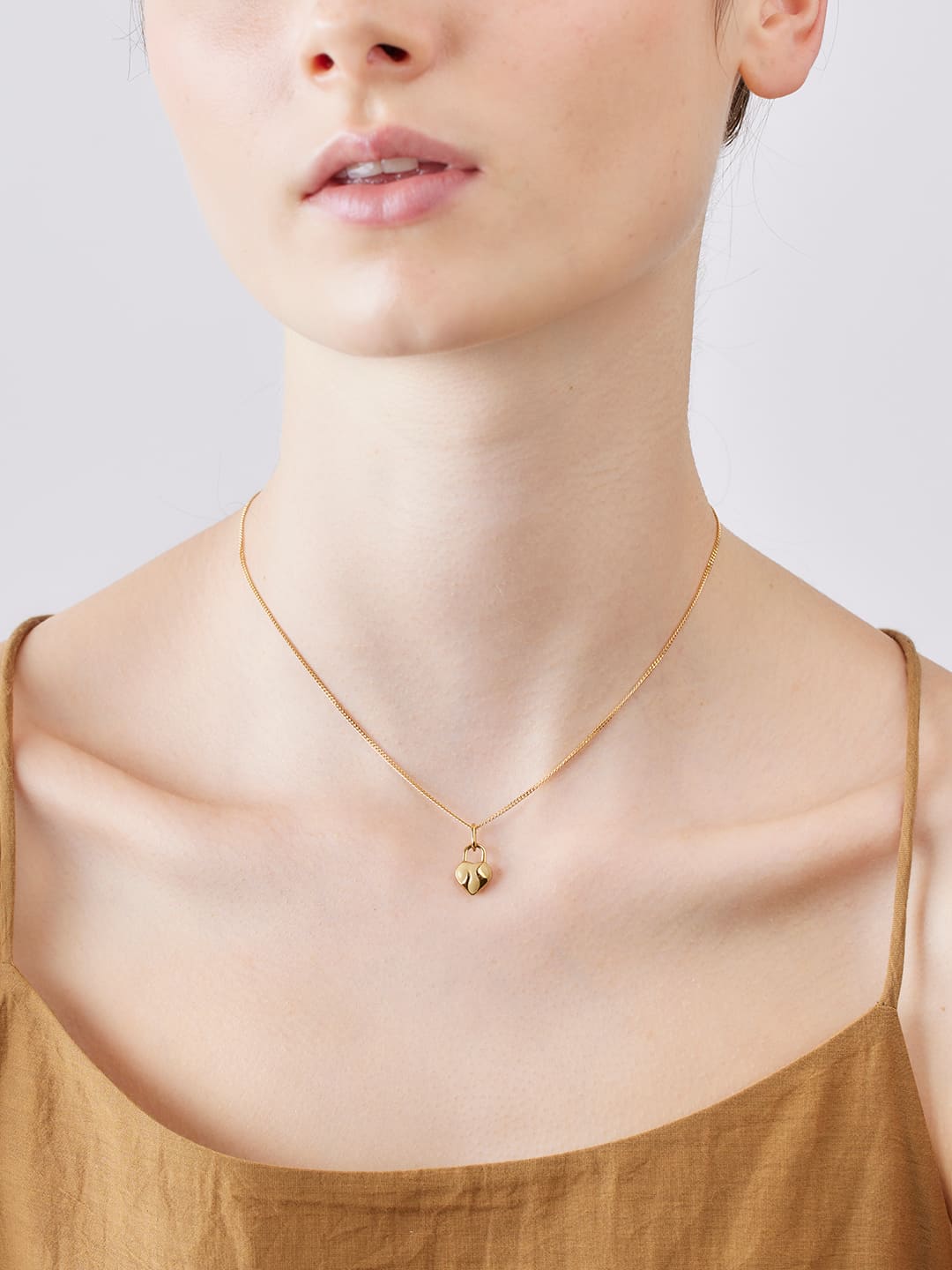 Passion Necklace Taupe Gold - Yellow Gold