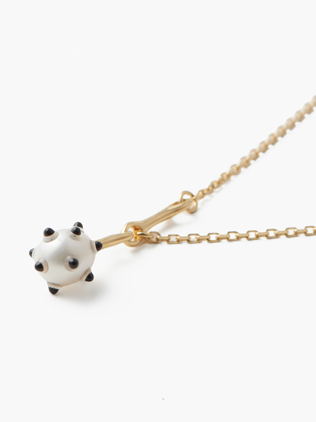 Bane Necklace Black Gold - Yellow Gold