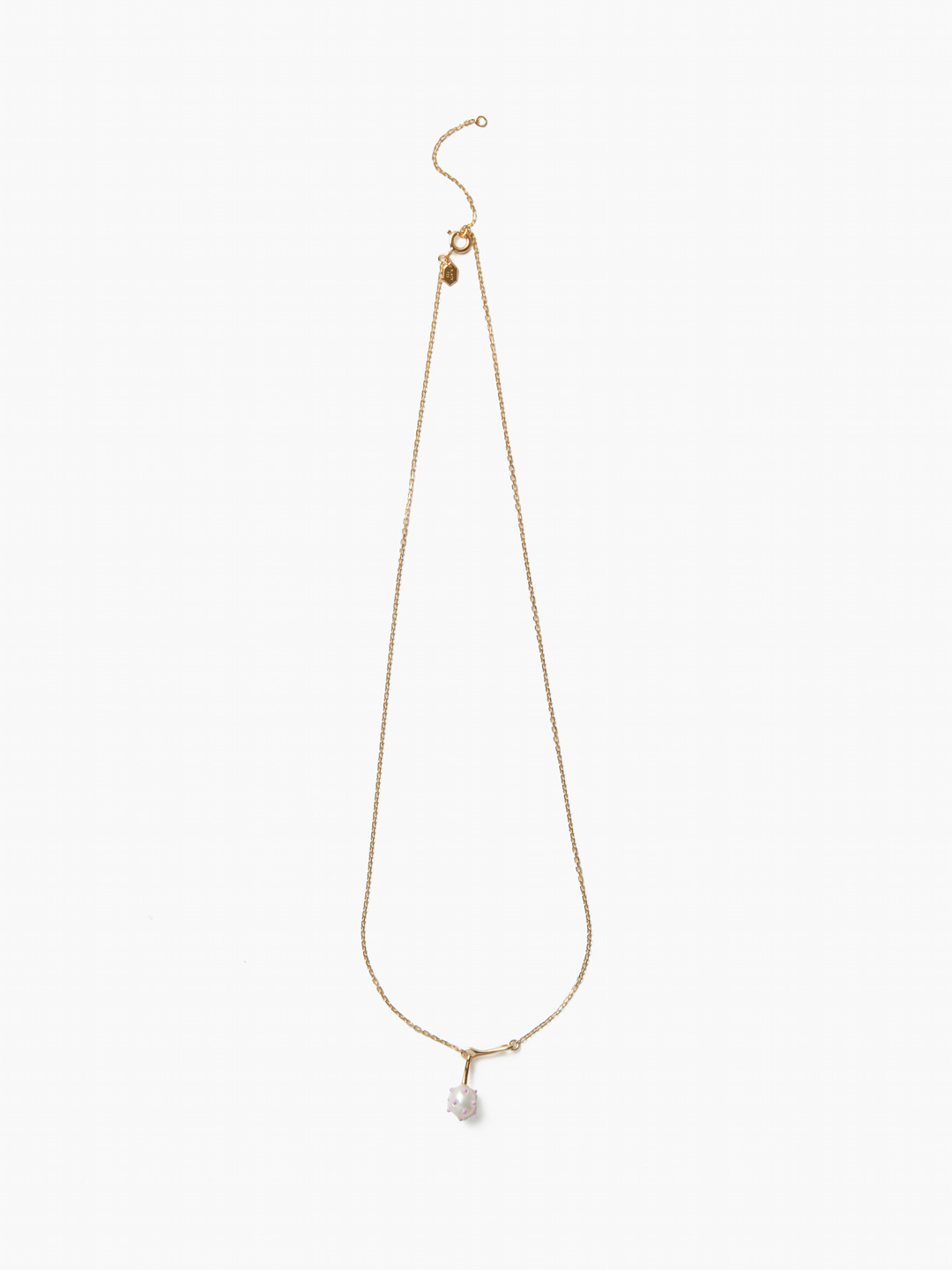 Bane Necklace Lavender Gold - Yellow Gold