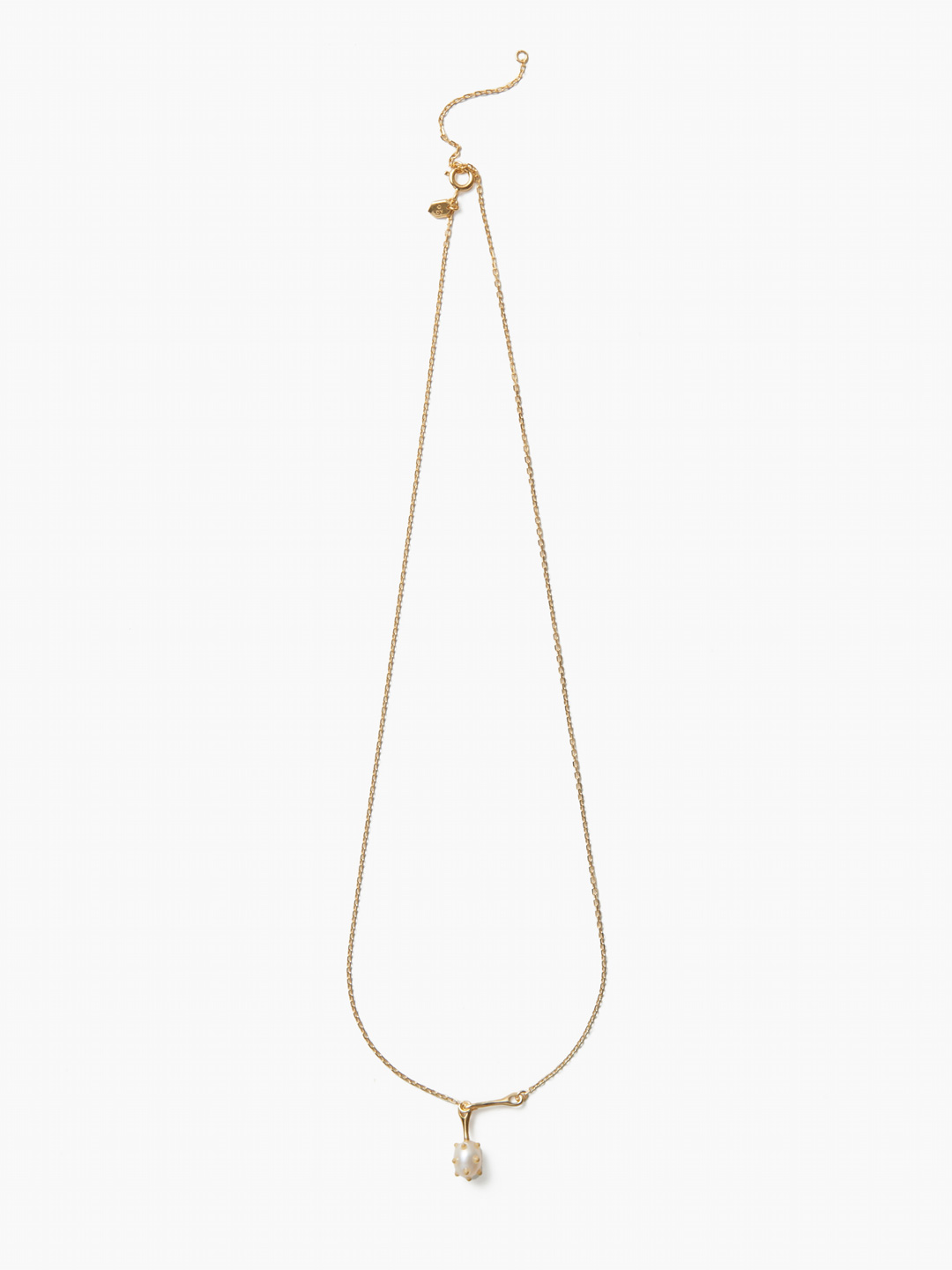 Bane Necklace Taupe Gold - Yellow Gold