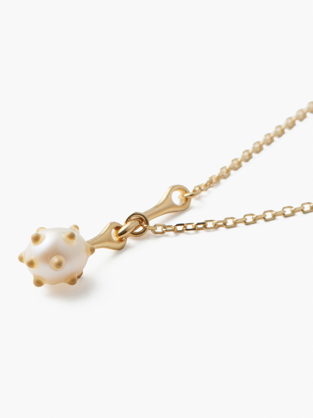 Bane Necklace Taupe Gold - Yellow Gold