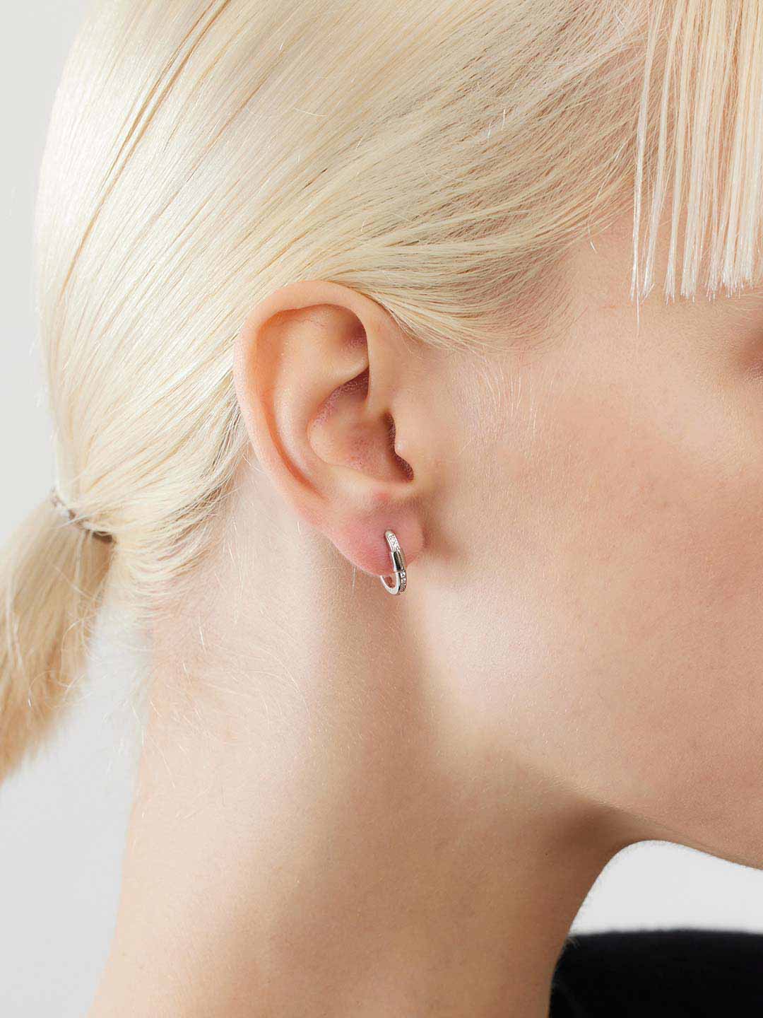 Palads Royal Pierced Earring - Silver