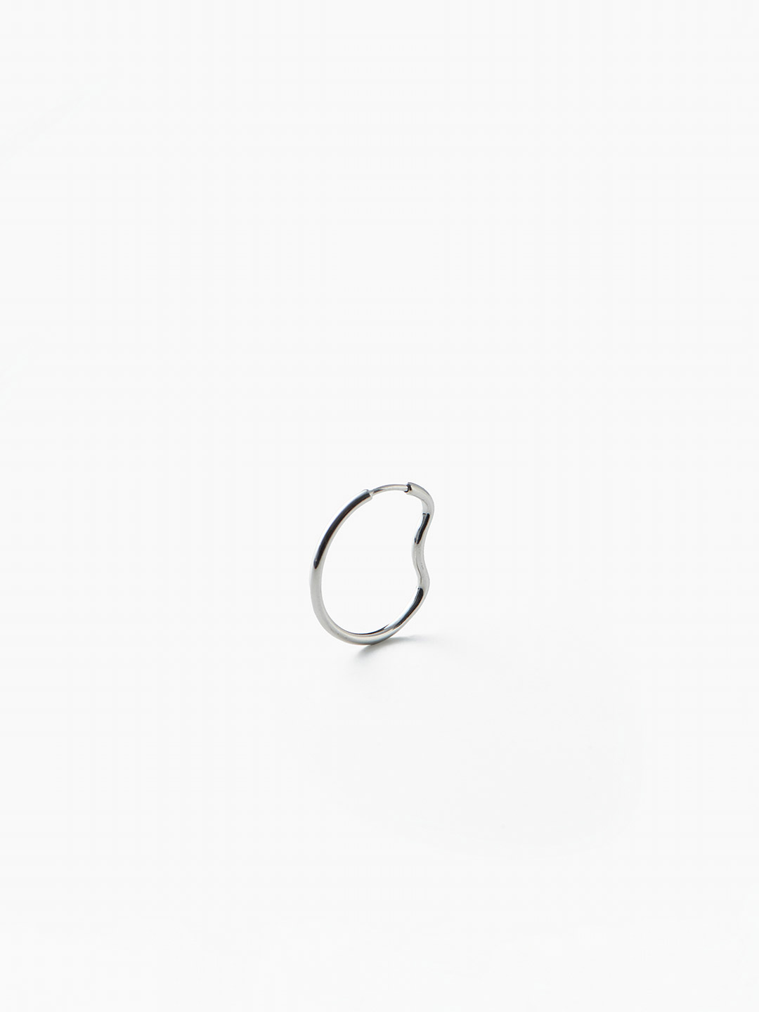 Copenhagen 20 Hoop Pierced Earring - Silver