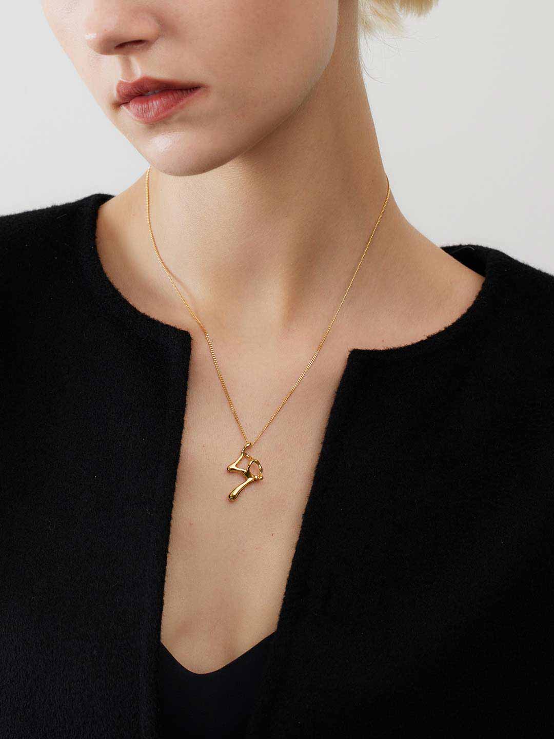 Istegade 55 Necklace - Yellow Gold