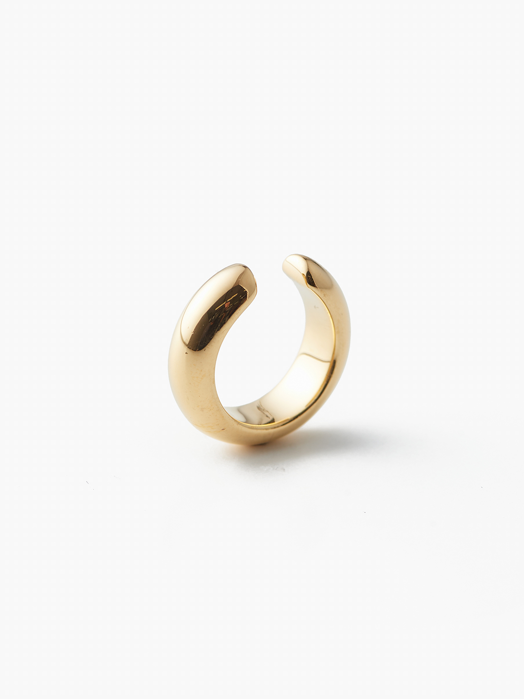 Omotesando Chunk Ear Cuff   - Yellow Gold