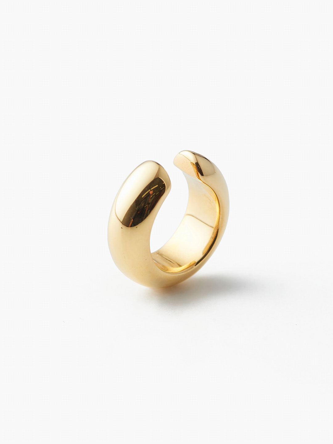 Omotesando Chunky Ear Cuff   - Yellow Gold