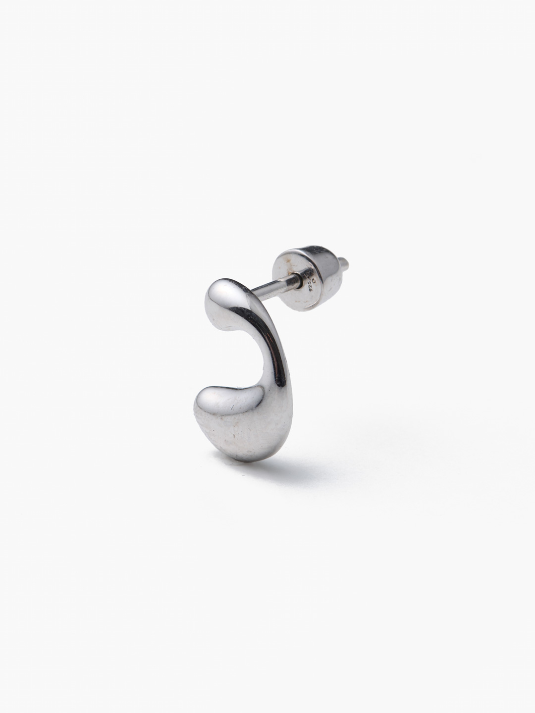 Dolphin Splash Stud  - Silver