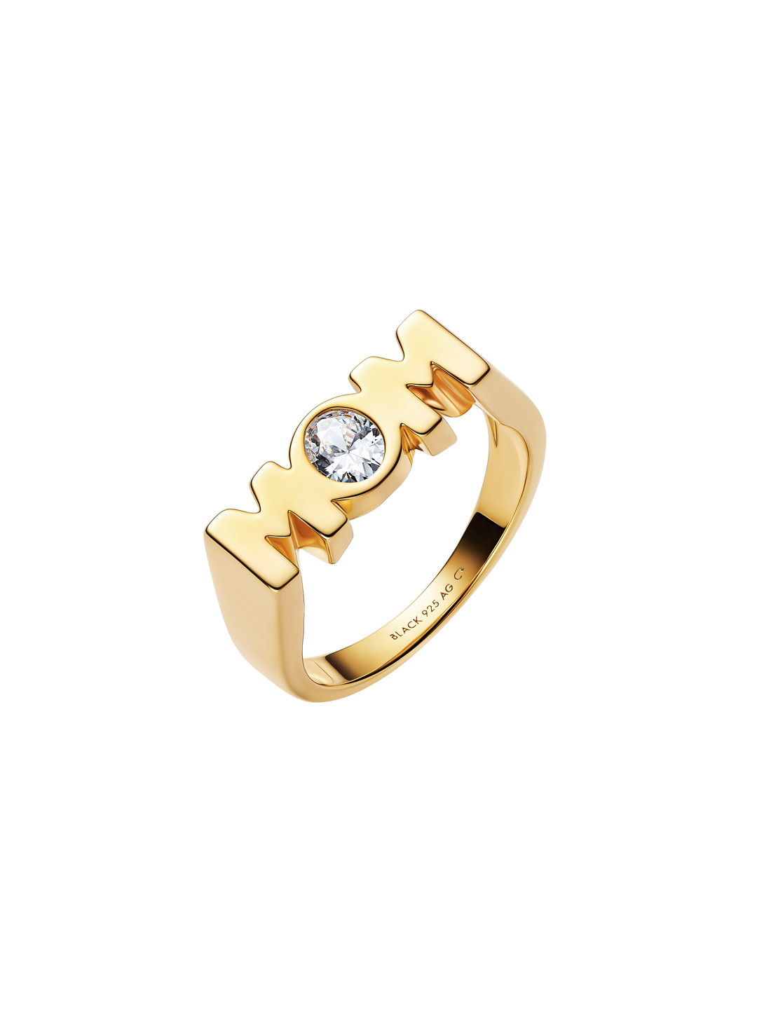Mom Royal Ring  - Yellow Gold