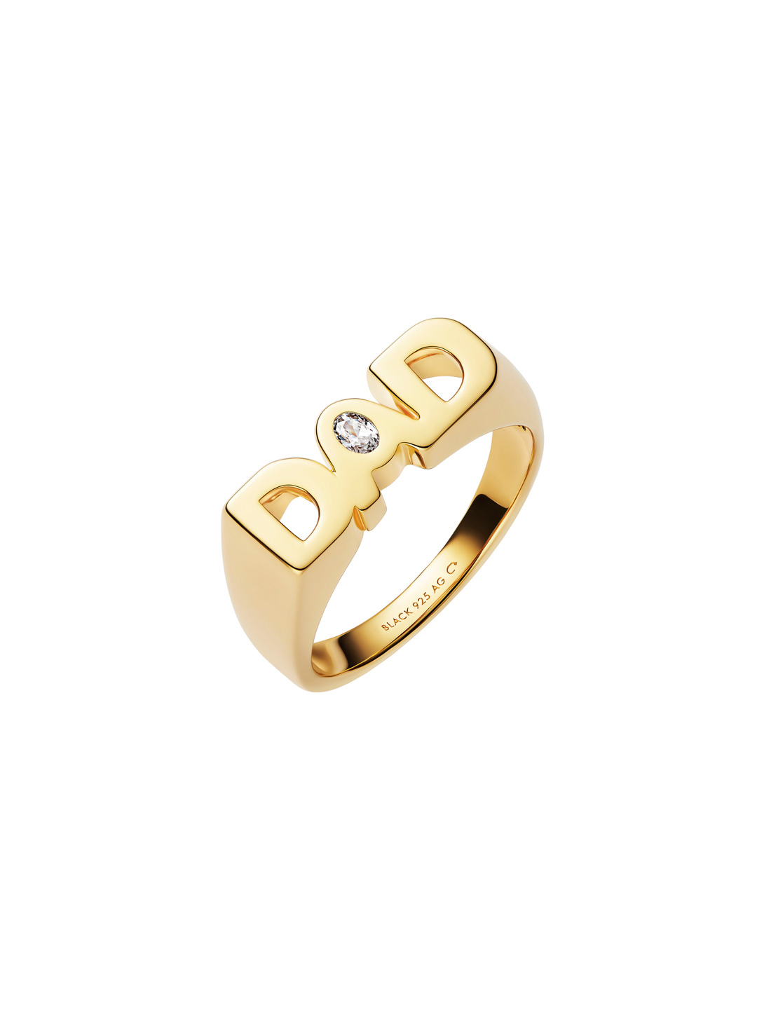 Dad Royal Ring  - Yellow Gold