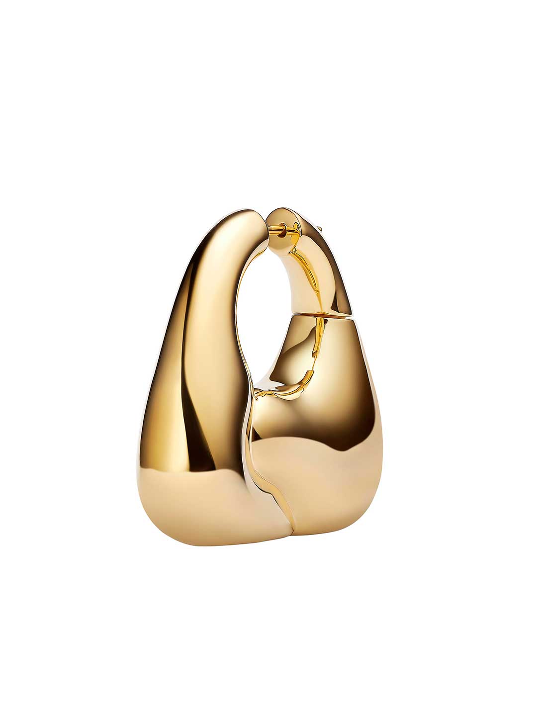 Weekender Extra Large Pierced Earring - Yellow Gold