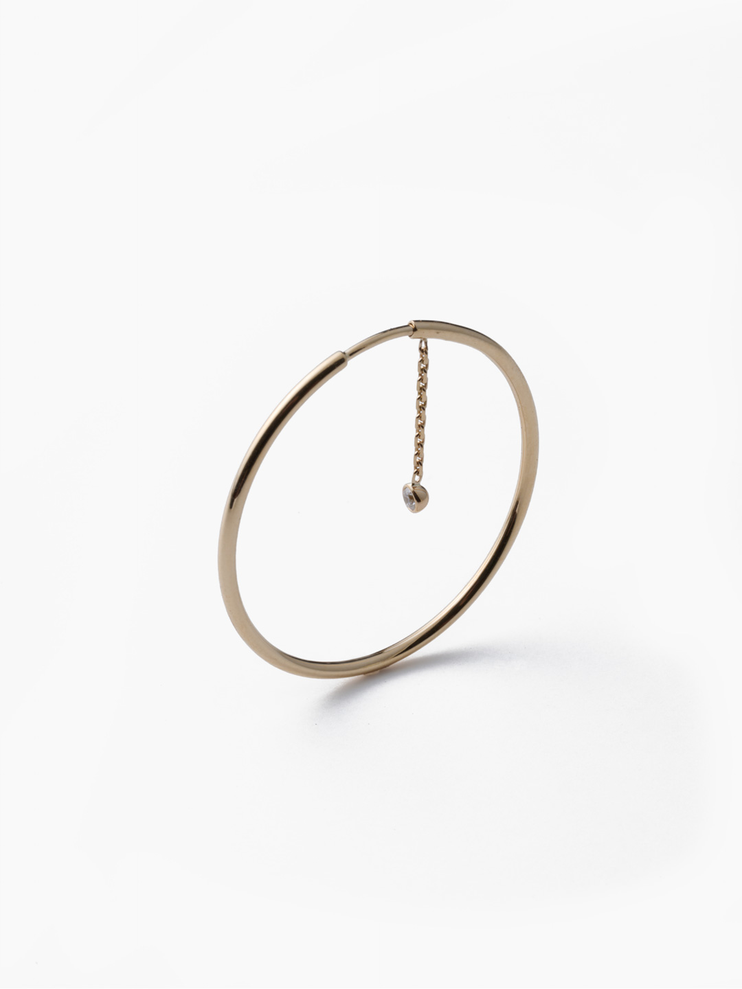 Movement Hoop Mined YG14K - Yellow Gold