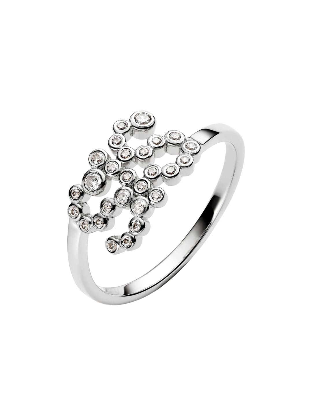 SIS Collet Ring  - Silver