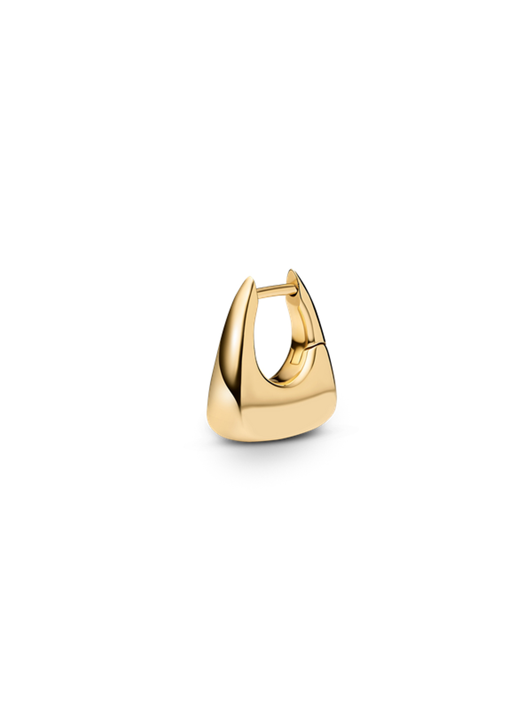 Tote Huggie Pierced Earring - Yellow Gold