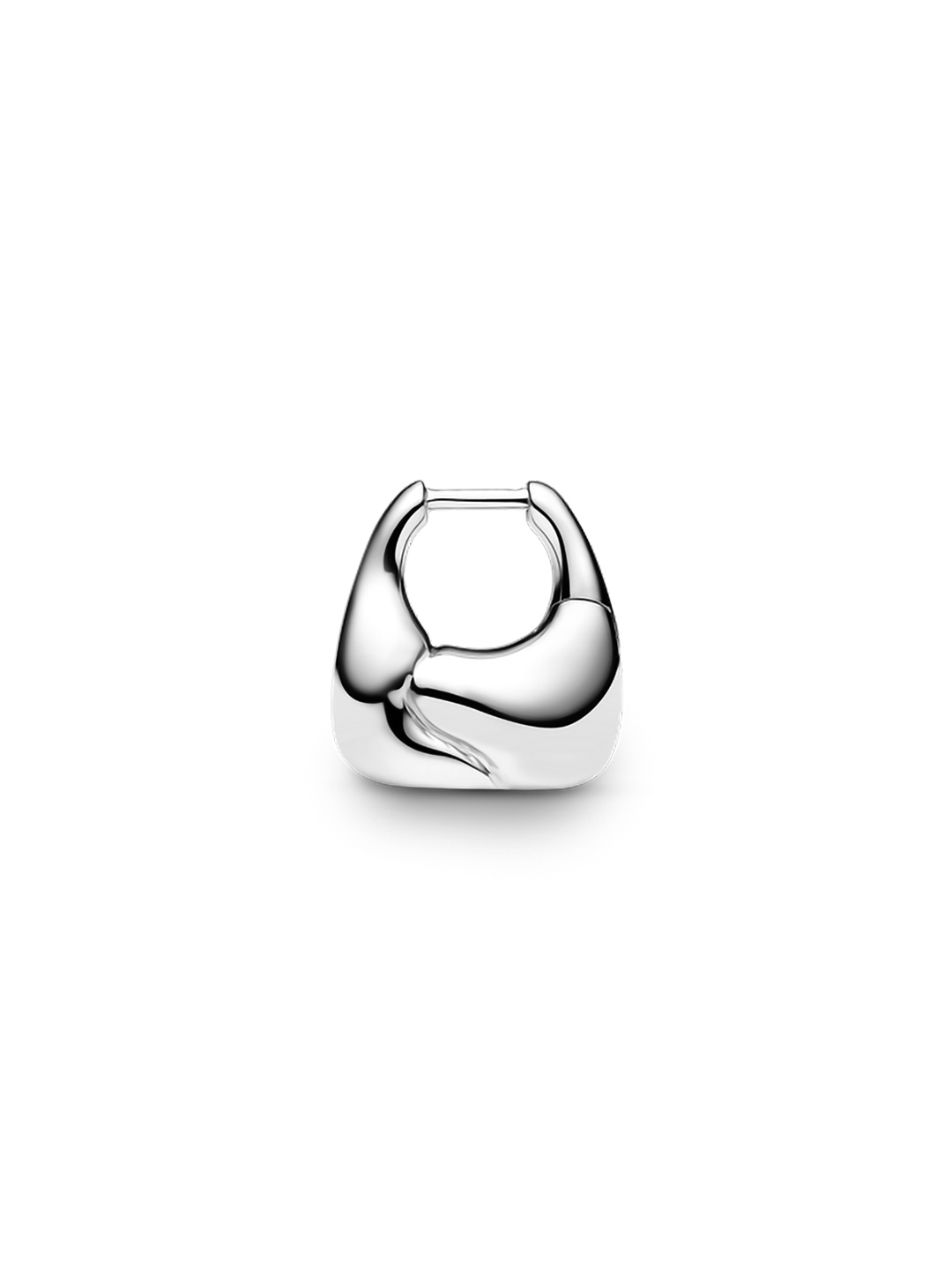 Weekender Huggie Pierced Earring - Silver