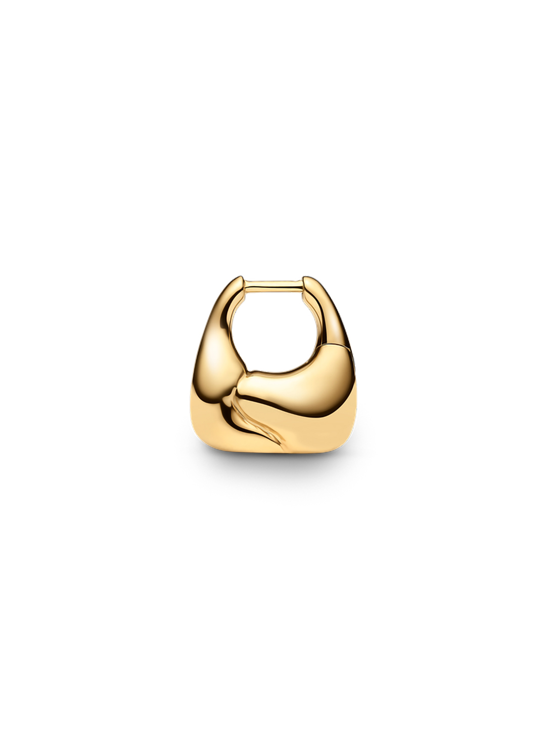 Weekender Huggie Pierced Earring - Yellow Gold