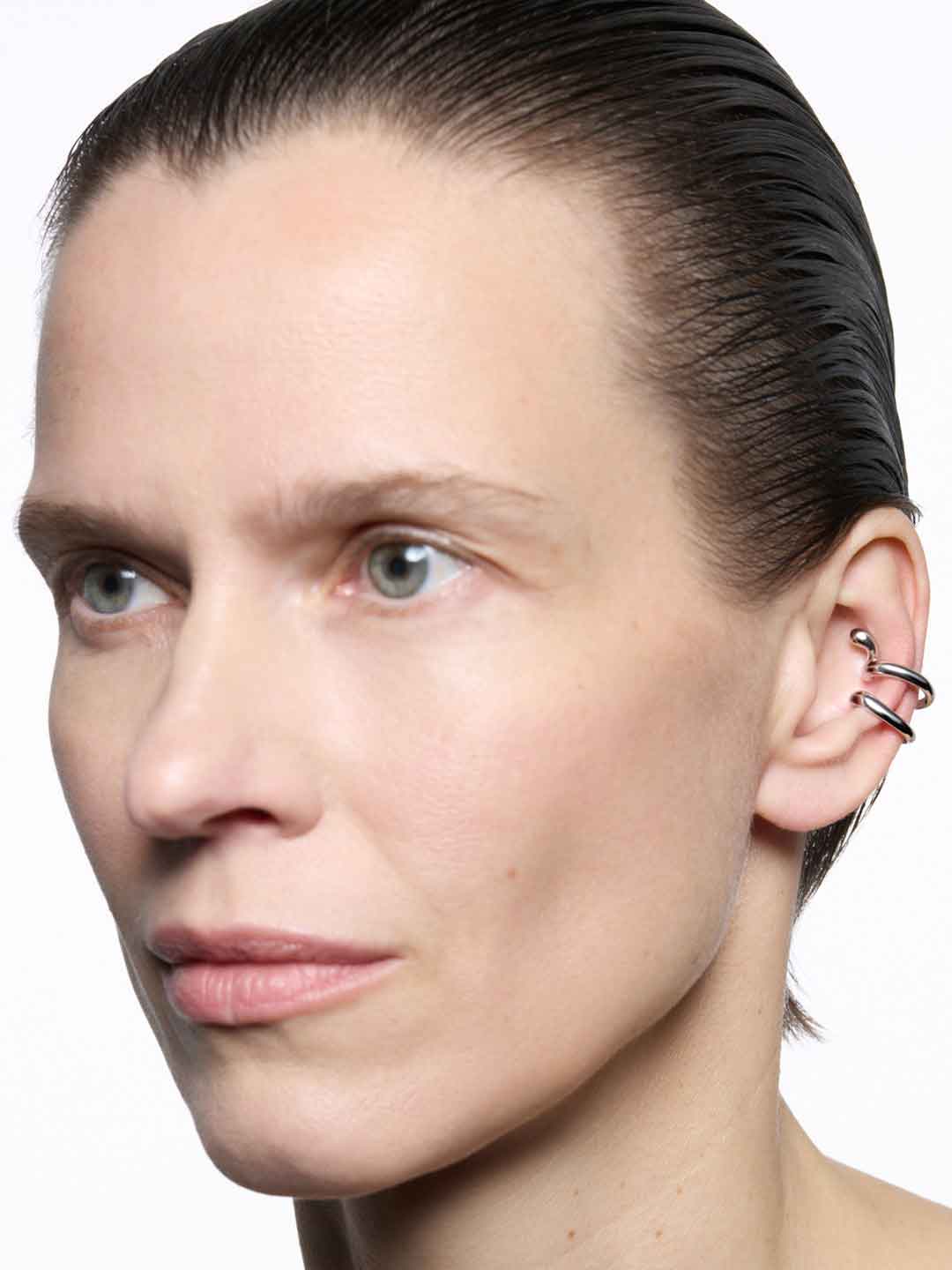Whirl Ear Cuff  - Silver