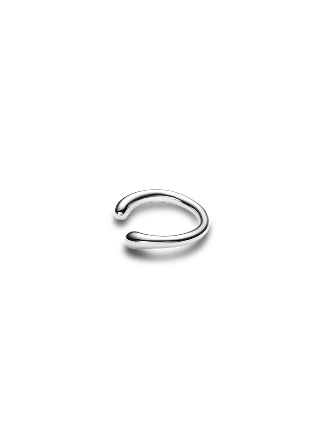 Curl Earcuff Small  - Silver