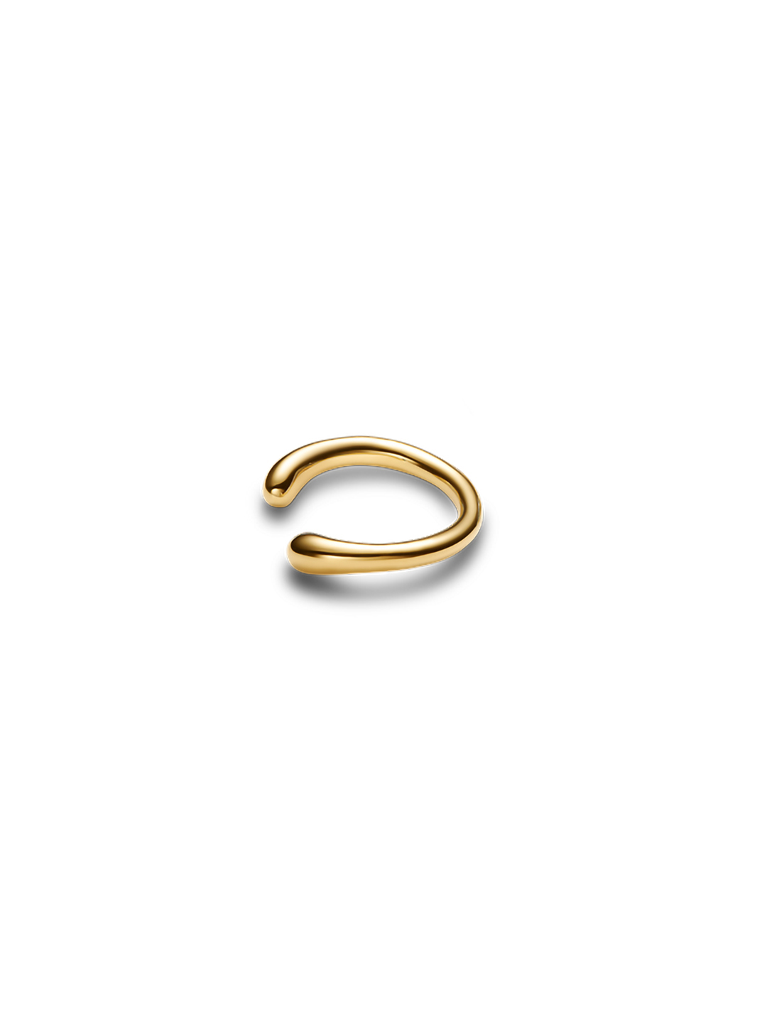 Curl Earcuff Small  - Yellow Gold