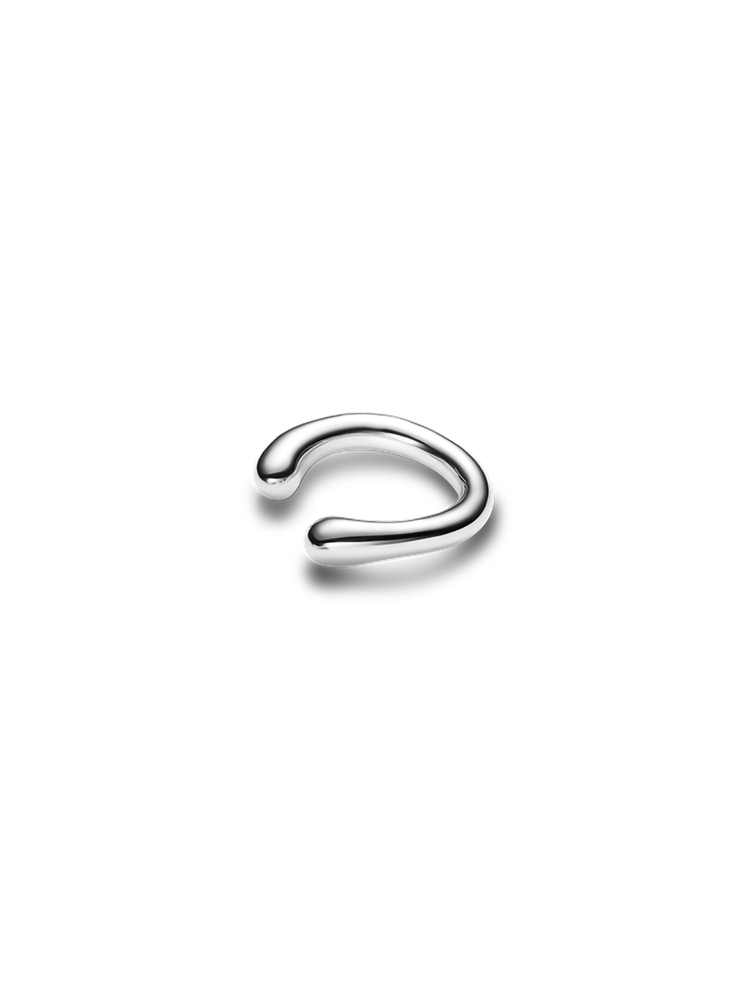 Curl Earcuff Medium  - Silver
