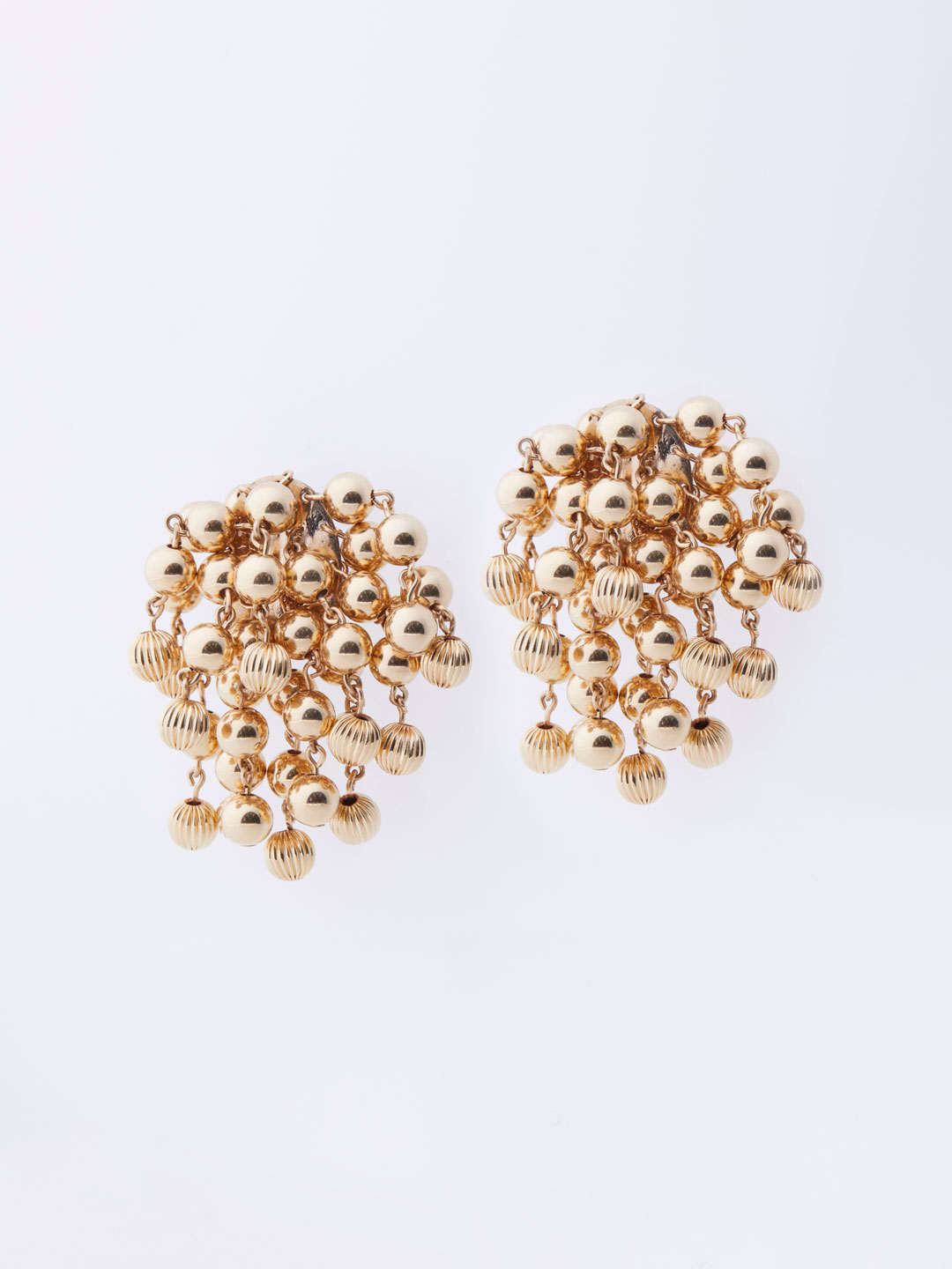 Clusters Earrings - Gold