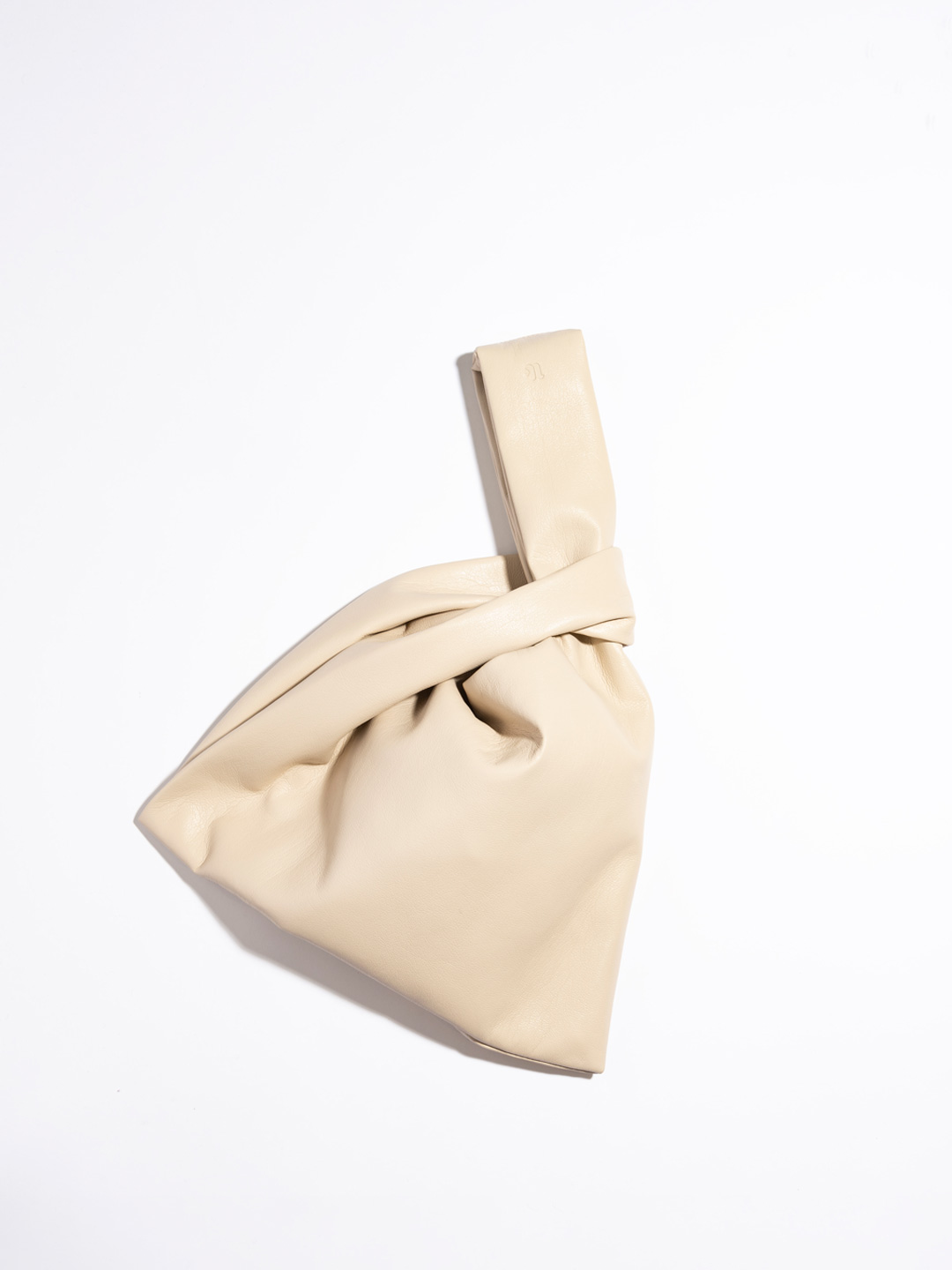 JEN / Vegan Leather Clutch - Cream