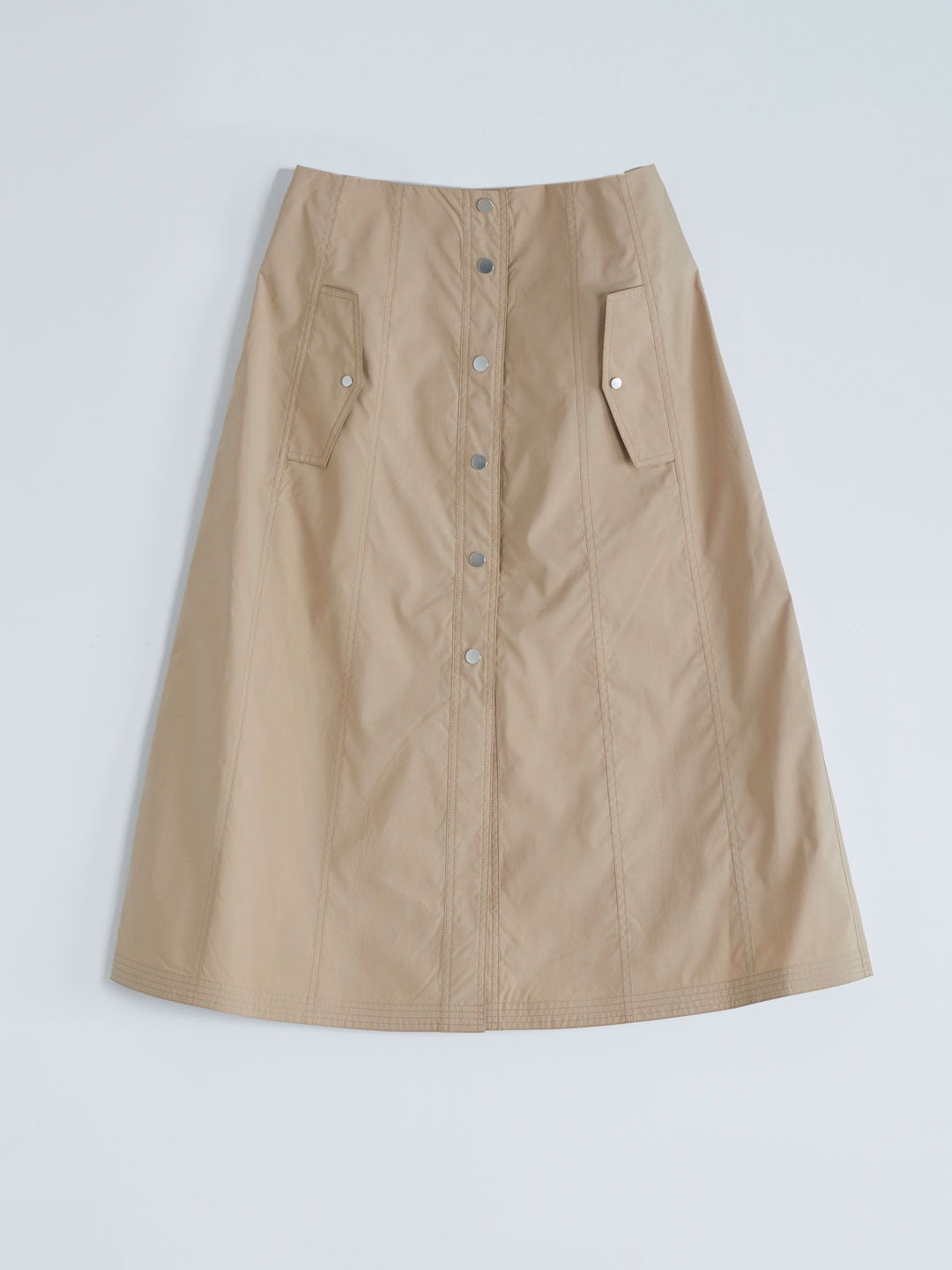 Tech Light Trench Skirt - Beige