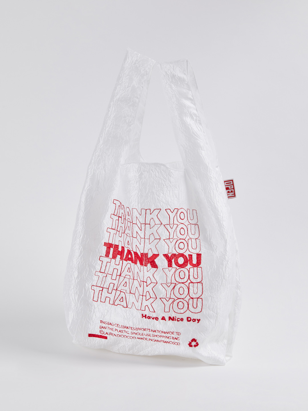 Thank You Tote - Thank You Red