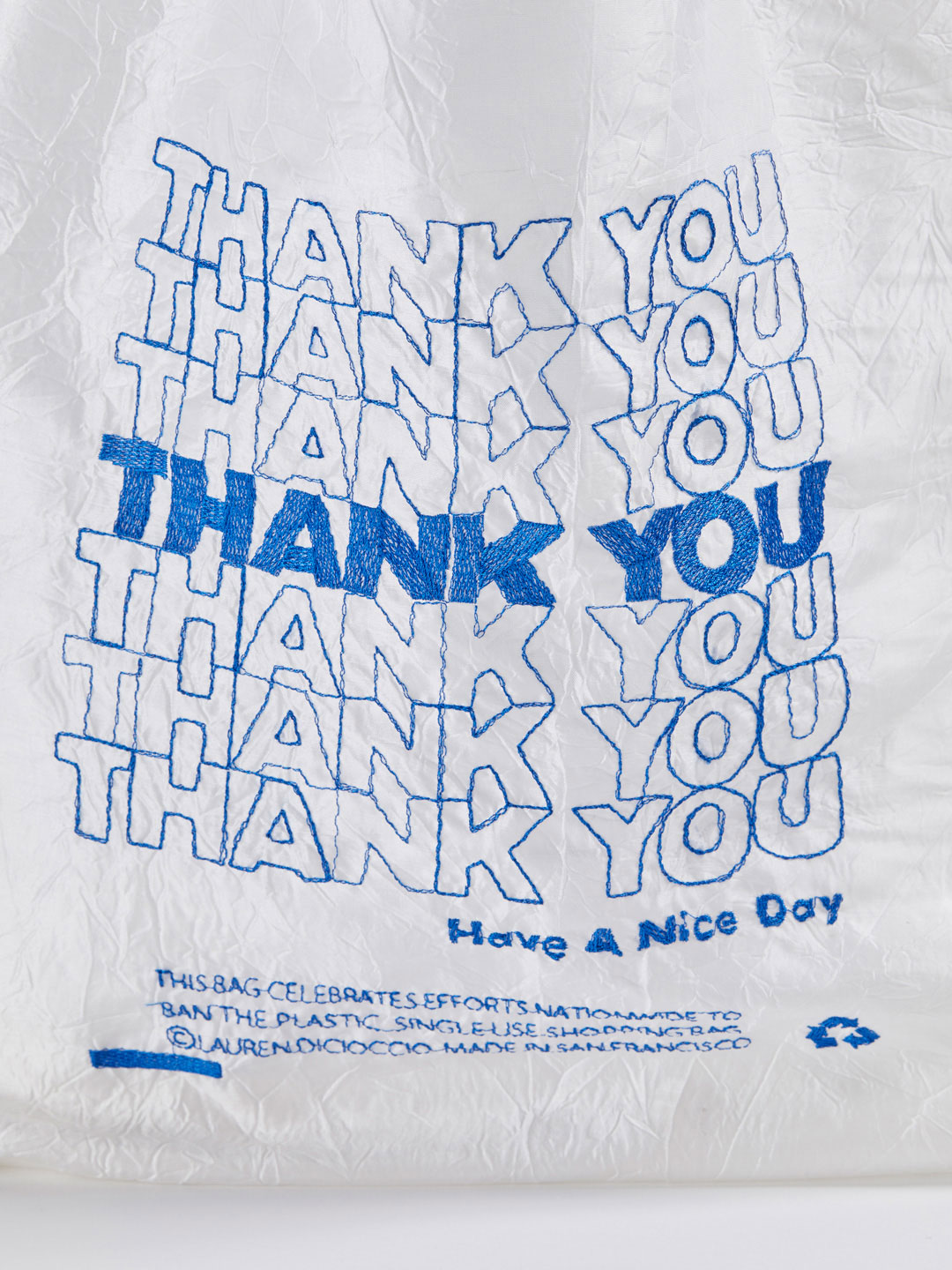 Thank You Tote - Thank You Blue