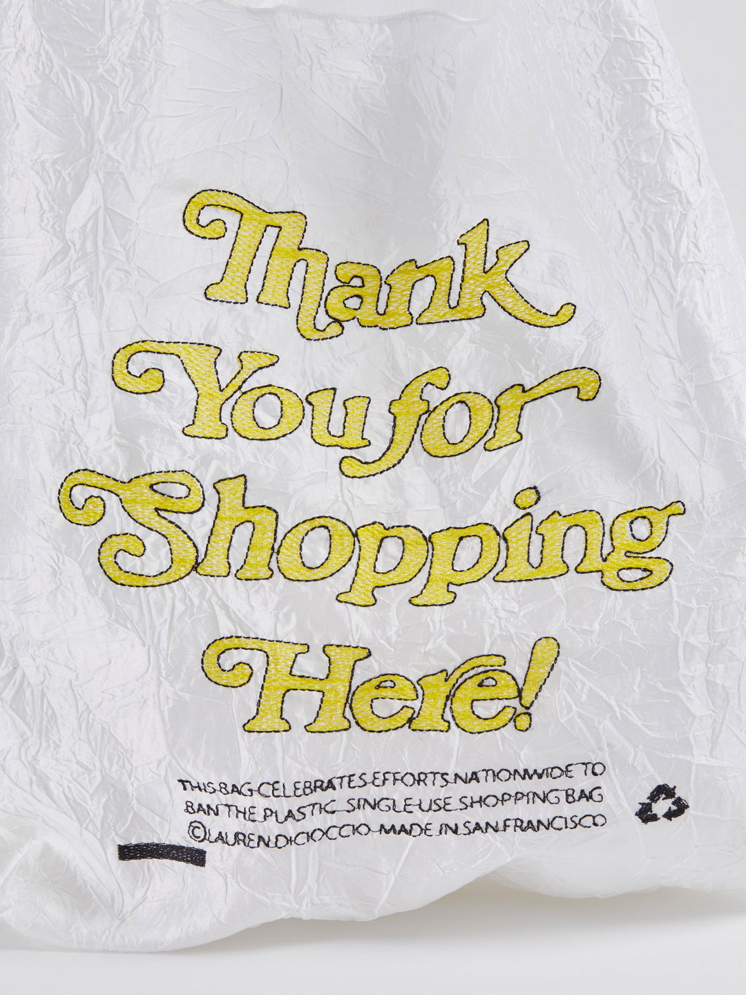 Thank You Tote - Shopping Yellow