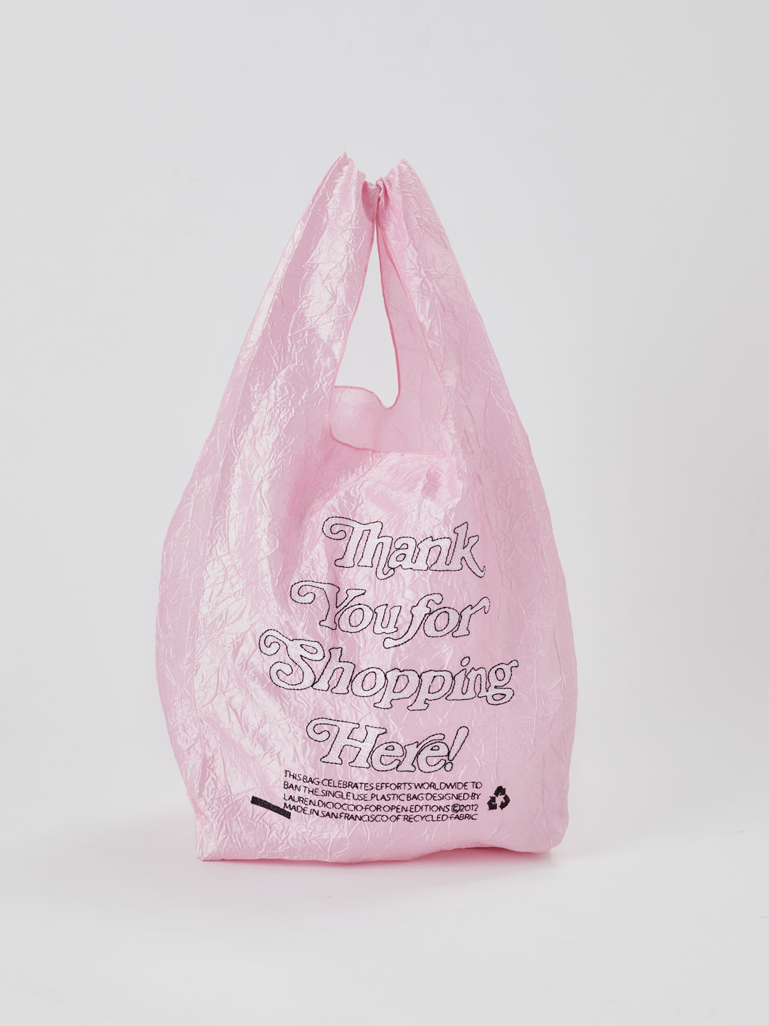 Thank You Tote - Shopping Pale Pink