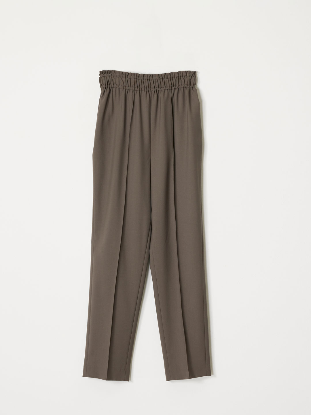 Wool Easy Trousers - Taupe