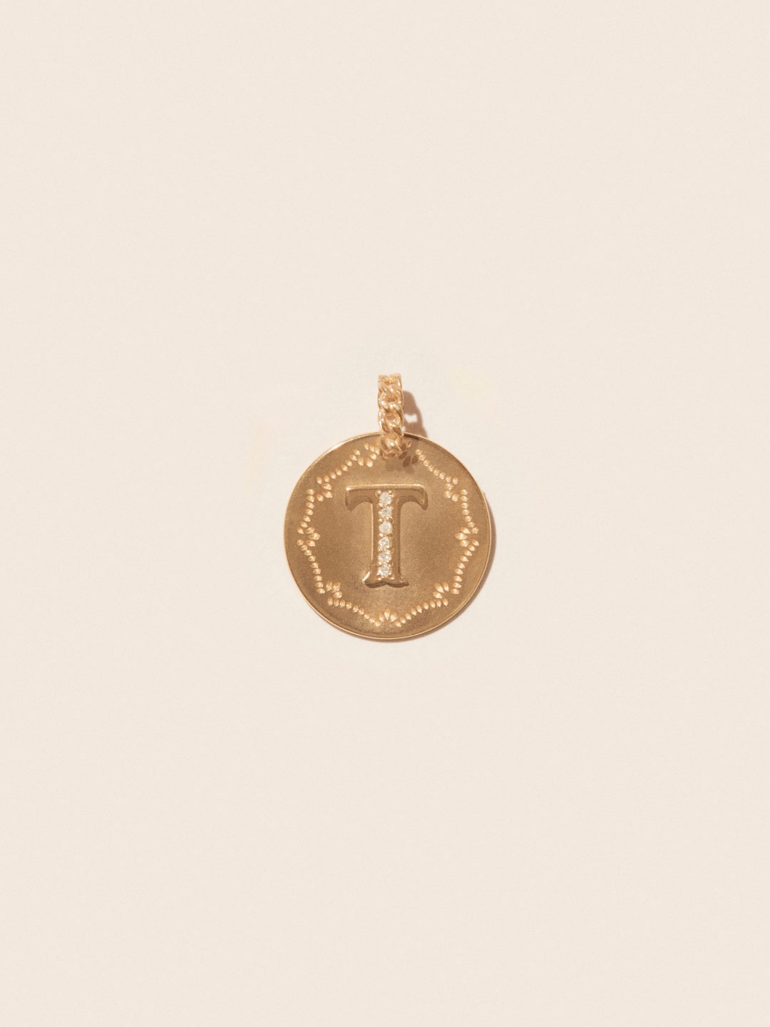 Alphabet Pendant - Yellow Gold