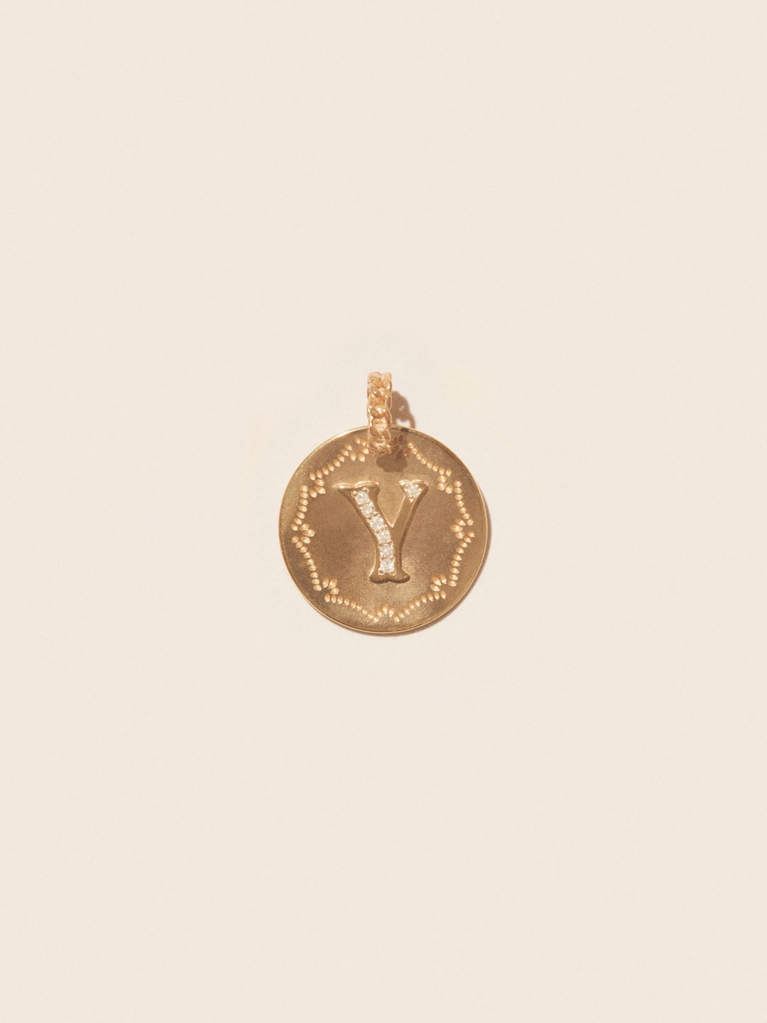 Alphabet Pendant - Yellow Gold