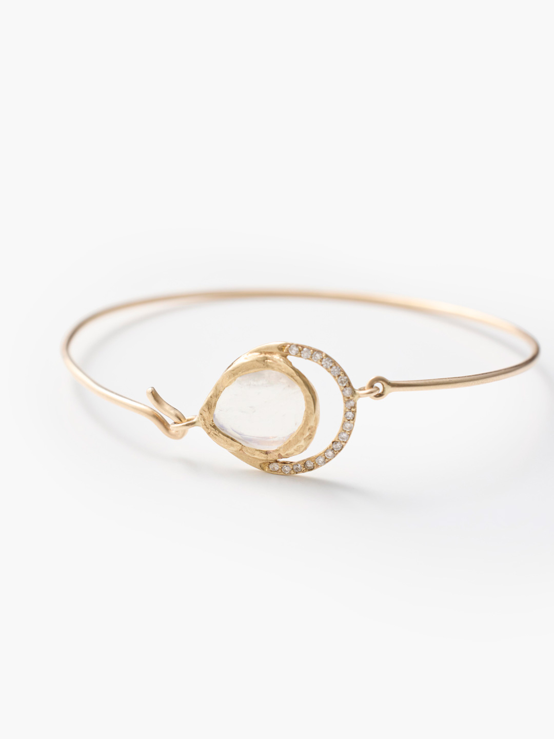 Gaia Bracelet Moonstone - Yellow Gold