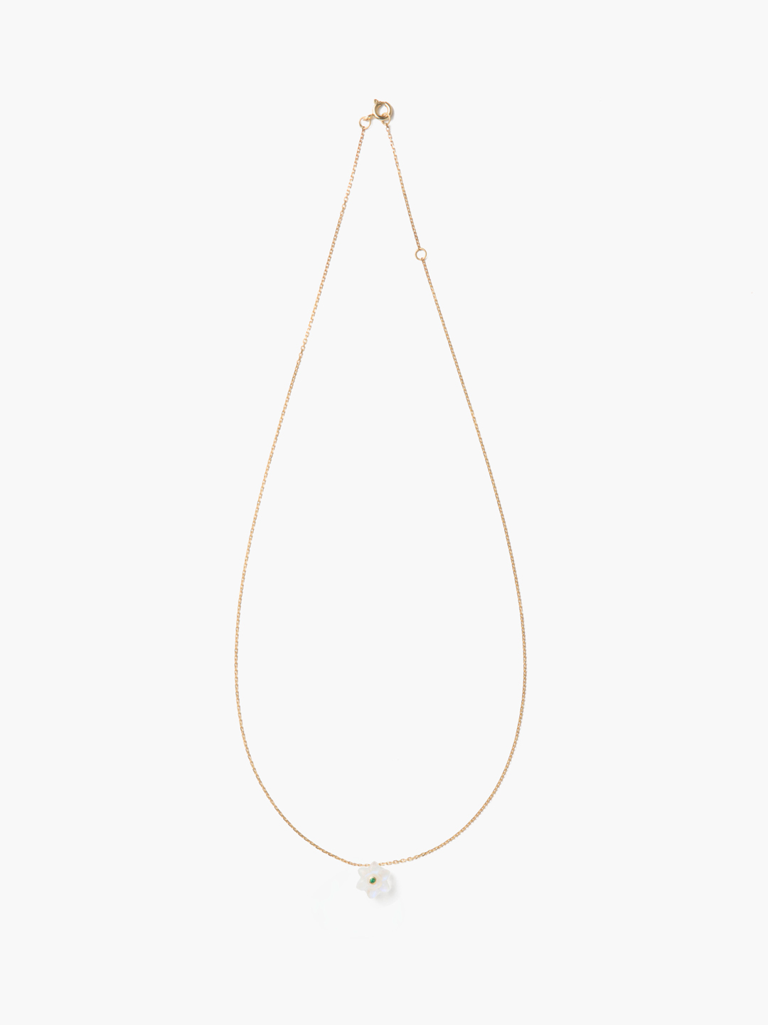 IDA Necklace Moonstone - Yellow Gold