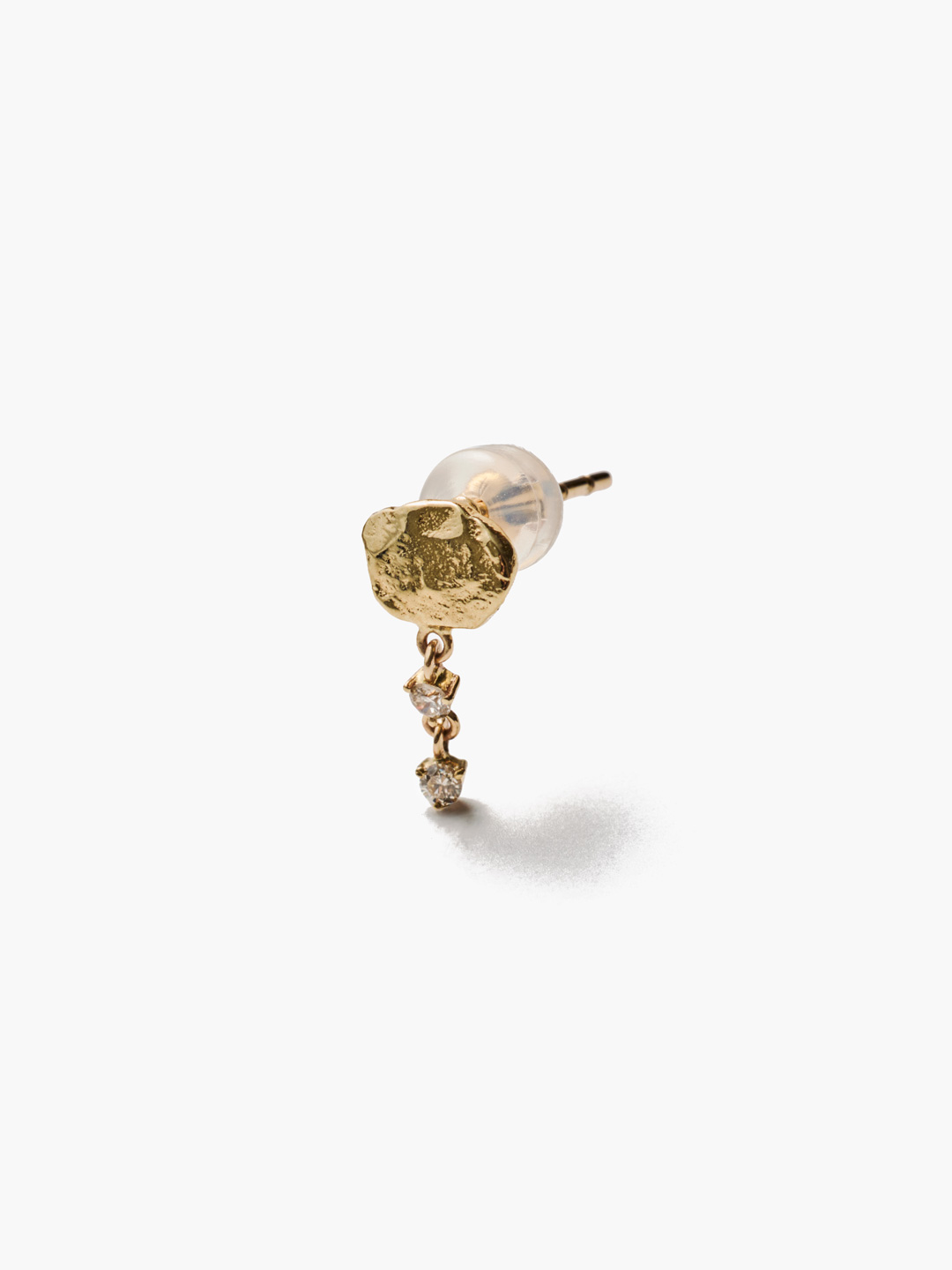 Marla No.1 Piered Earring - Yellow Gold