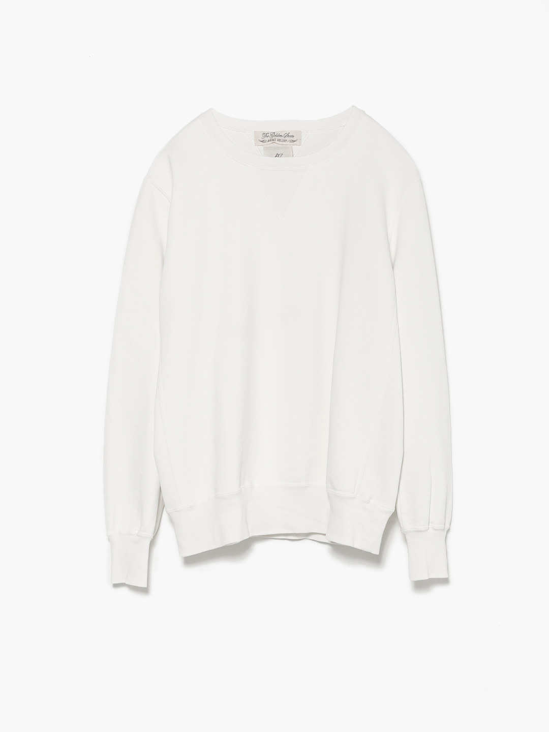 SP加工裏毛クルーネックトップ - Off White