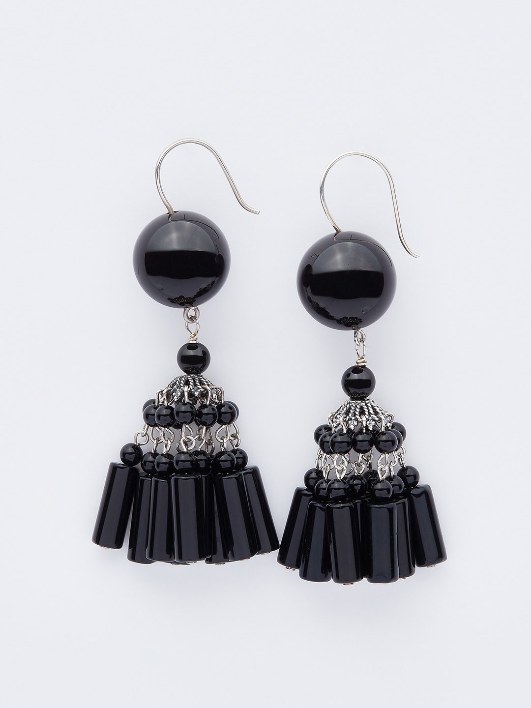 Flamenco Pierced Earring - Black