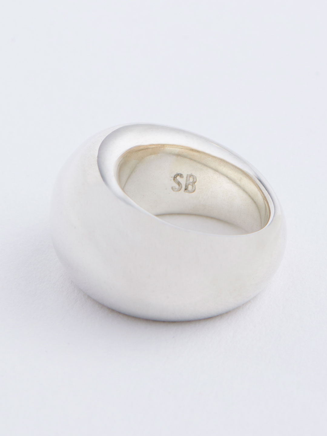 Medium Donut Ring - Silver