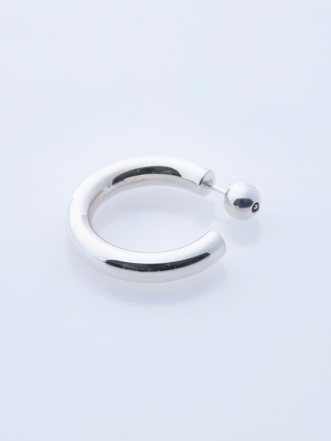 Small Everyday Pierced Hoops - Silver