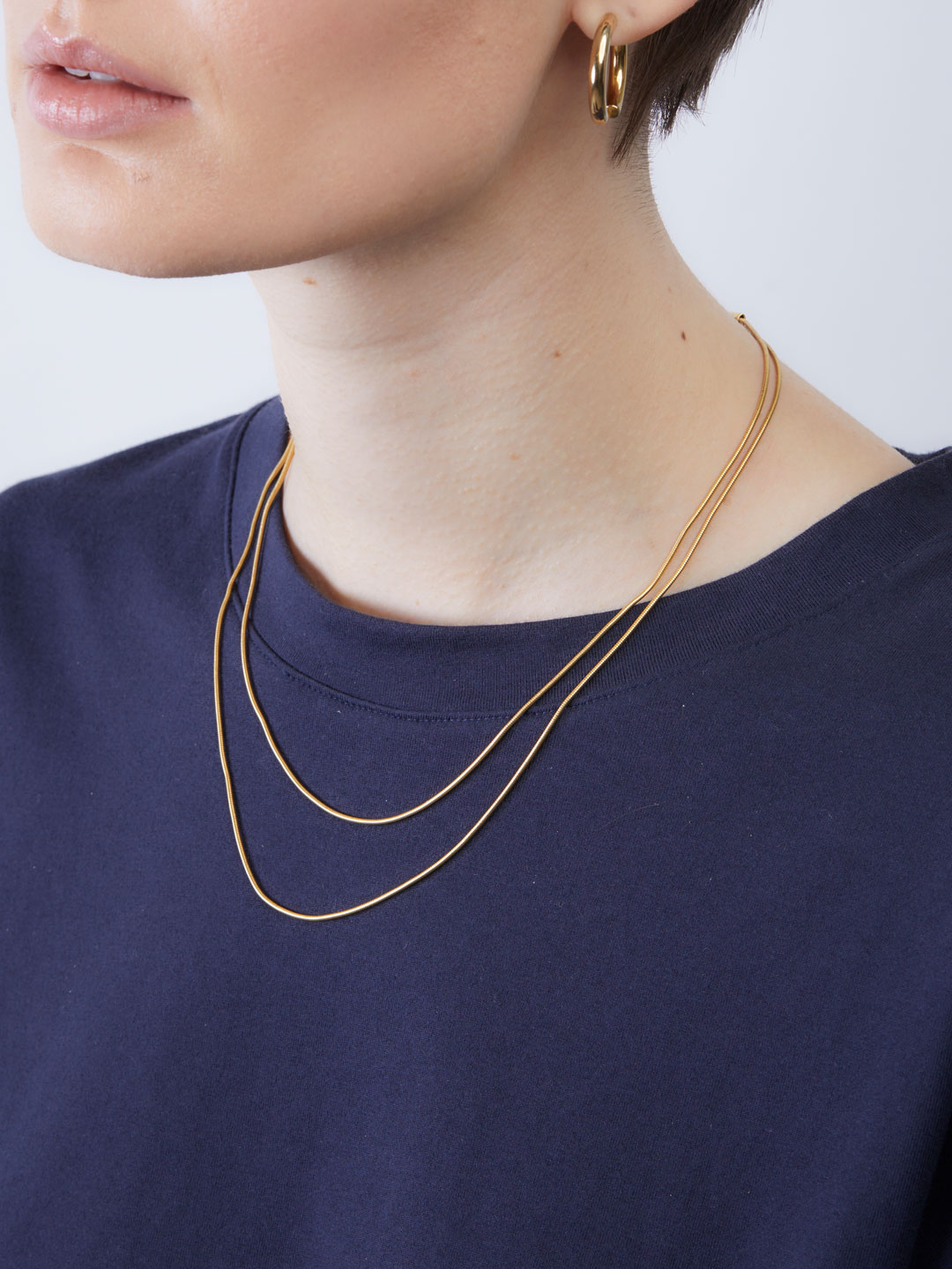 Double Diana Necklace - Gold
