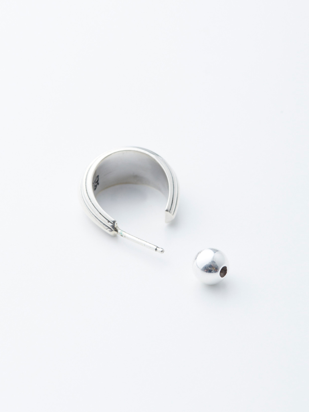 Small Blondeau Hoops - Silver