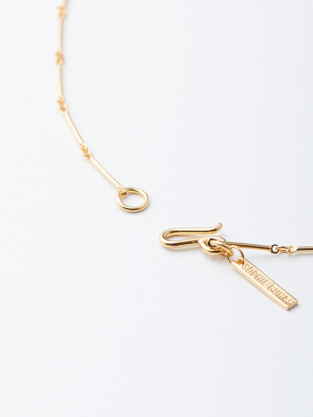 Bar Chain Necklace / 50cm - Gold