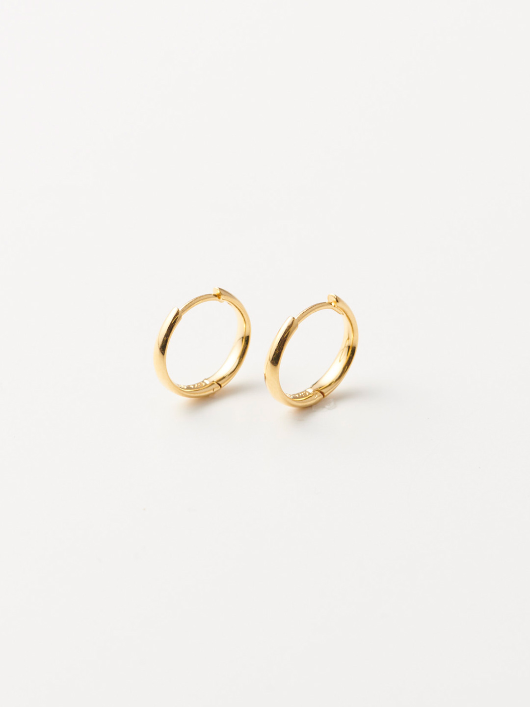 Small Intrinsic Hoops - Gold