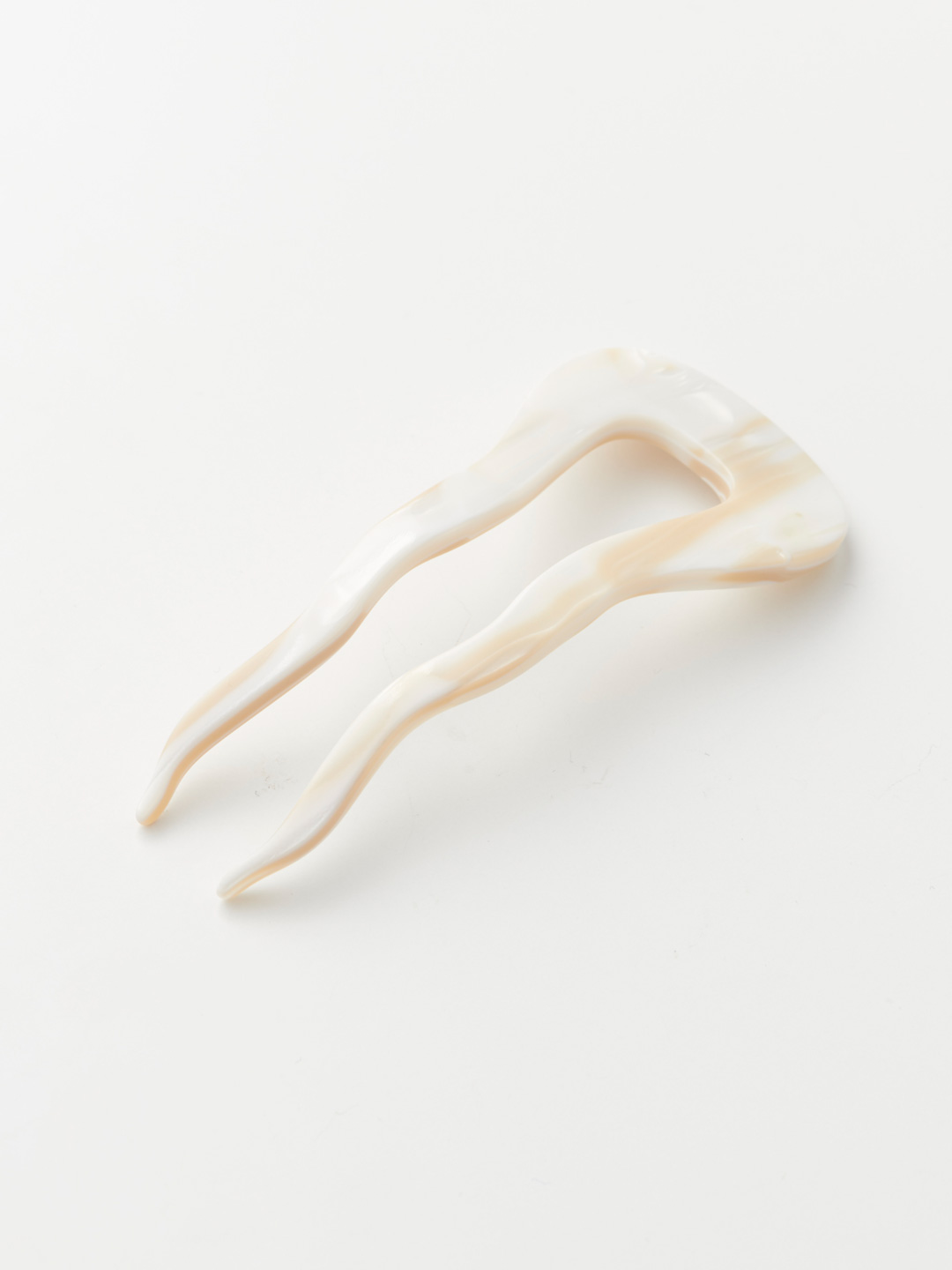 Venus Hair Fork - Off White/Mother of Pearl