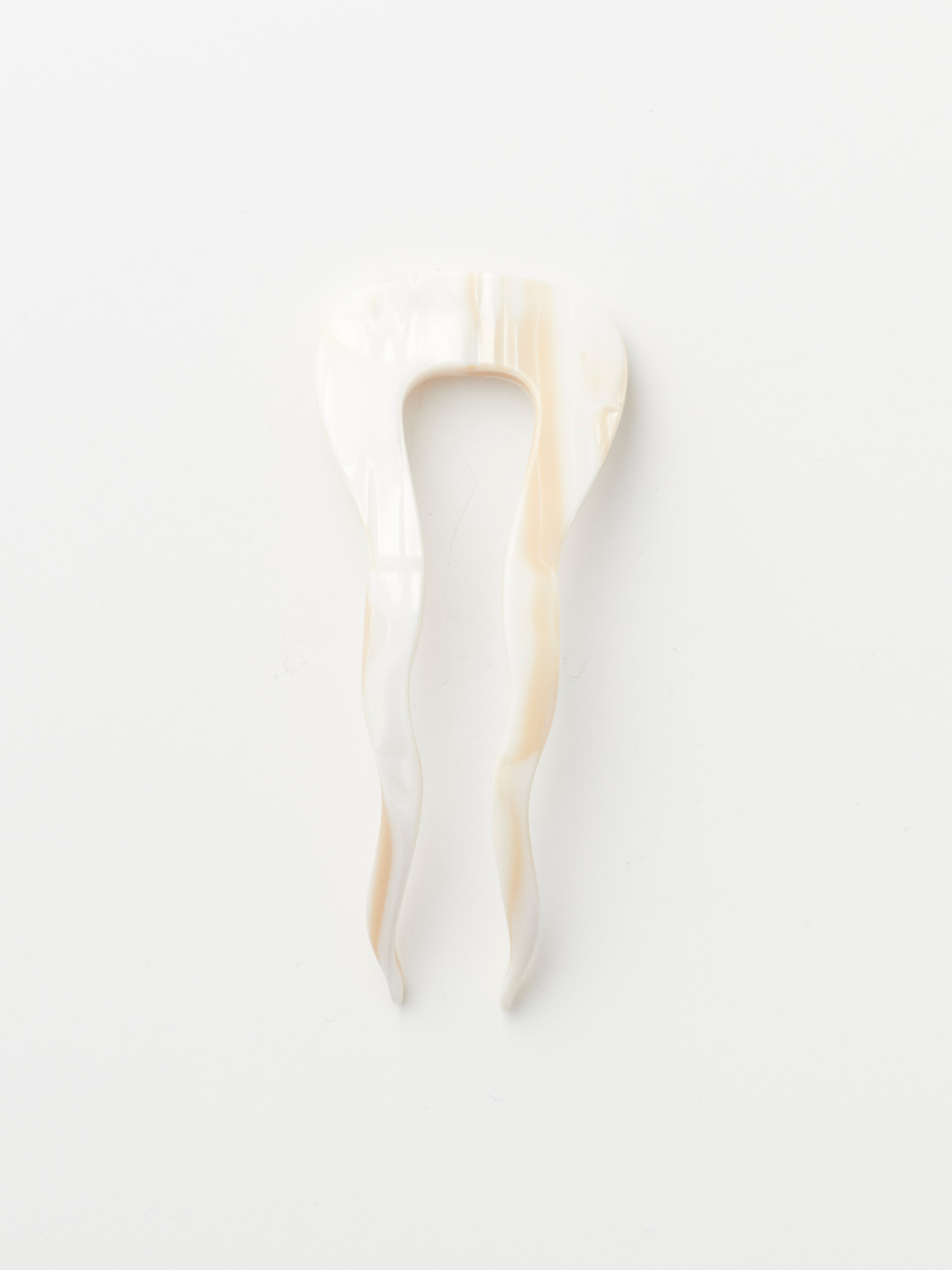 Venus Hair Fork - Off White/Mother of Pearl