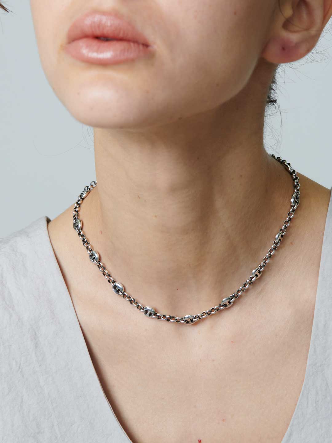 Small Germain Necklace - Silver