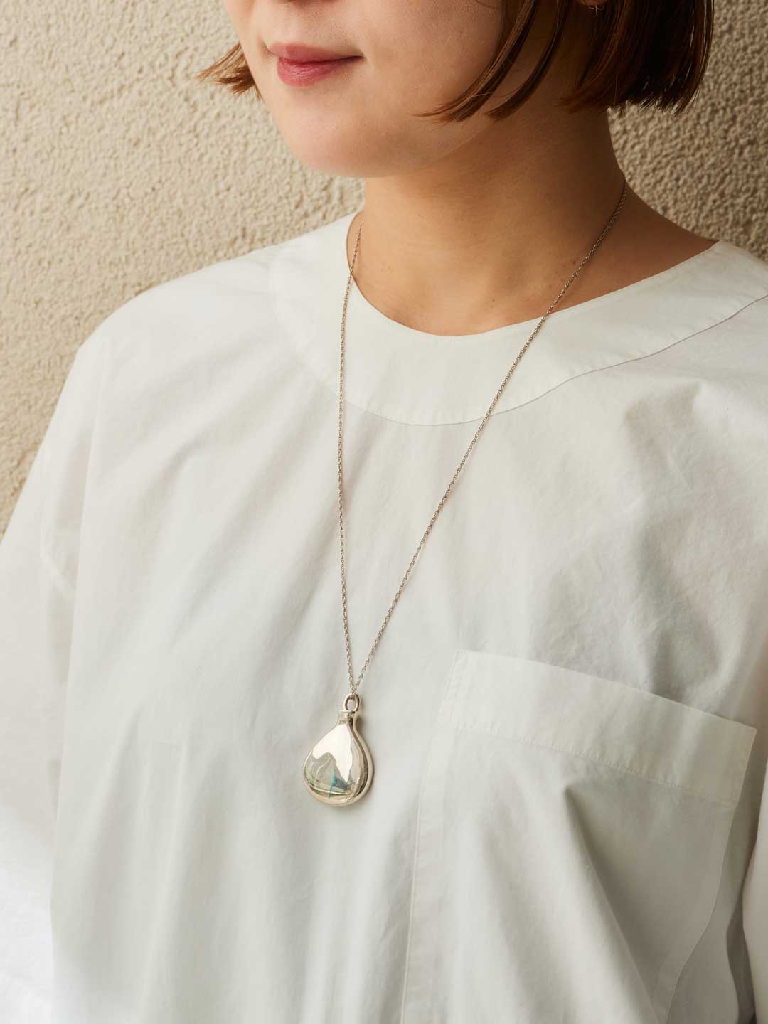 Perfume Pendant - Silver